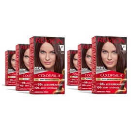 REVLON Colorsilk Color Permanent Hair Dye, 27 Deep Rich Brown (Pack of 6)