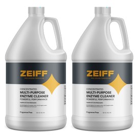 Zeiff Pro-Grade Multi-Purpose Probiotic Enzyme Cleaner - Powerful Cleaning & Odor Eliminating Formula For Professional & Home Surfaces - 1 Gallon - Fragrance Free, 2 Pack
