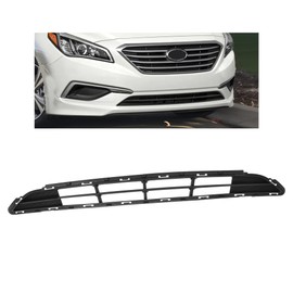 KUAFU Front Bumper Lower Grill Compatible with 2015-2017 Hyundai Sonata Without Hybrid and Sport Type Plastic (PP) Black Grille Replacement for 86561C2000 HY1036127