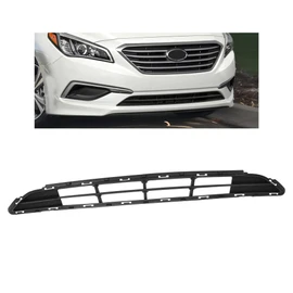 KUAFU Front Bumper Lower Grill Compatible with 2015-2017 Hyundai Sonata Without Hybrid and Sport Type Plastic (PP) Black Grille Replacement for 86561C2000 HY1036127