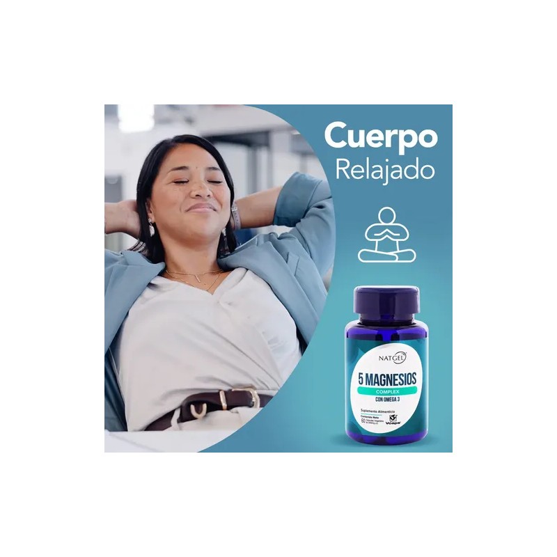 Magnesio Complex Omega Glicinato Citrato Carbonato Hidroxido Oxido Vcaps Natgel