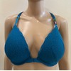 Victoria's Secret Racerback Push up Front Close Bue Bra 34DD