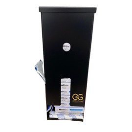 GG Golden Group INTERNATIONAL - Pre filled dual Tampon/Pad Dispenser, Durable black steel