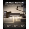 PULWTOP MacBook Pro Docking Station Dual Monitor 4K@60Hz for MacBook