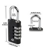 SISAV Combination Lock,4 Digit Gym Combination Padlock for School Lockers,Toolbox,Fence