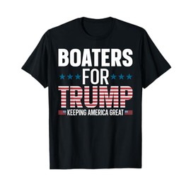 Boat Parade Trump Shirt Boaters For Trump Conservative T-Shirt