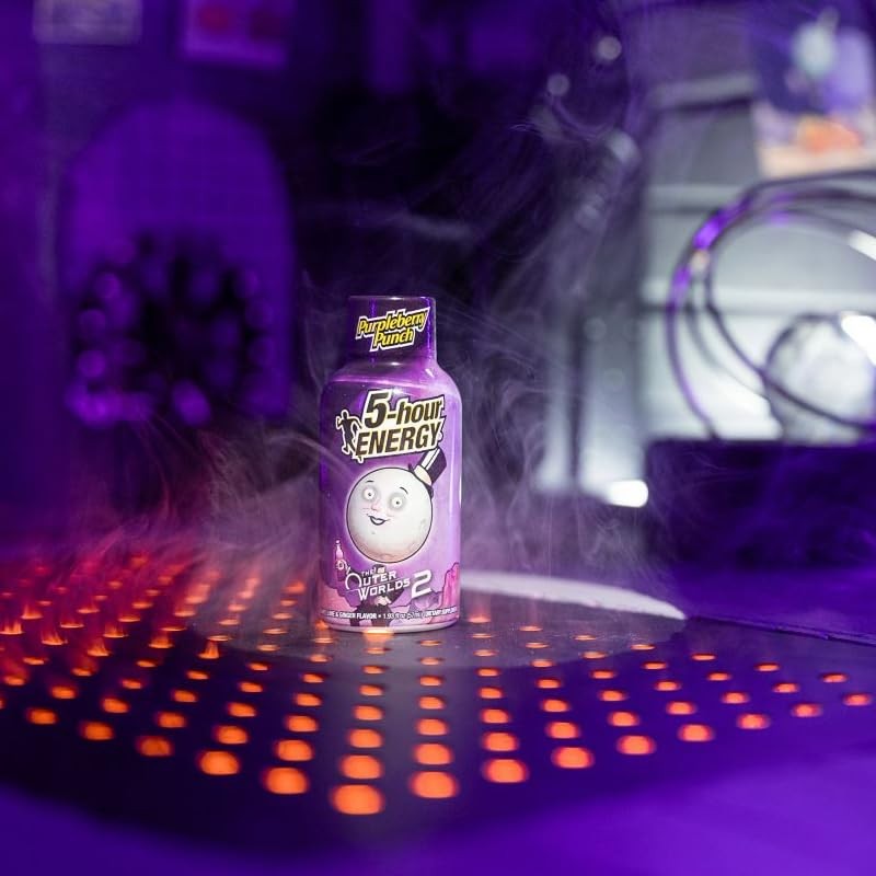 5-hour Energy Shots Outer Worlds 2 Purpleberry Punch Flavor, 1.93