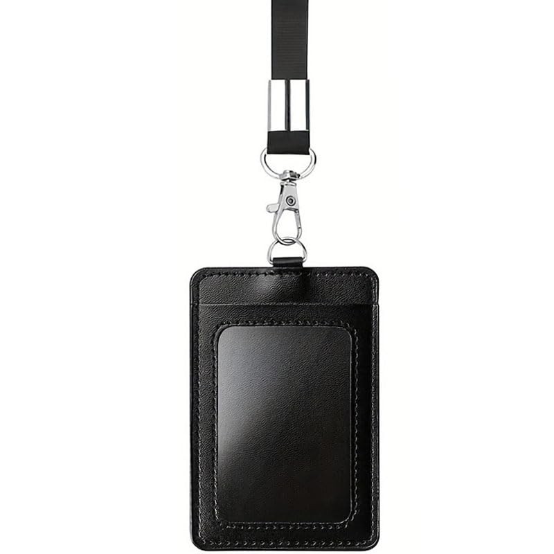 LUYING Commuter Passenger Zipper Head Black Key Holder Coin Case