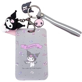 My Melody Cinnamoroll, Pom Pom Pompurin, ID Card Holder, ID Card Case, Pendant, Cute, Key Chain, Name Holder, Employee ID Card Case, Waterproof, Vertical Type (Color: Chromi)