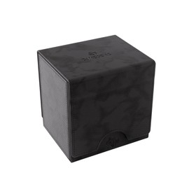 Gamegenic Gamegenic Sidekick Pro 100+ XL Convertible - Premium Deck Box with Secure Card Storage, UV Protected Slide Card Case, Display Top Card, Extra Token Drawer, Magnetic Closure, Black Color, Made