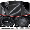SAUTVS Speaker Panels for Can-Am Maverick X3, 10" Under Seat