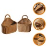 Zerodeko 2Pcs Hanging Storage Basket - Hanging Fruit Basket Wall