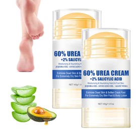 60% Urea Hydrating and Anti-Cracking Foot Cream, 2025 Upgraded Moisturising and Relieves Cracking and Dryness Foot Cream, Foot Lotion Heel Stick Repairs and Hydrates Dry and Cracked Feet and Hand (2)