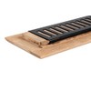 Homewell White Oak Wood Floor Register, Drop in Vent Cover
