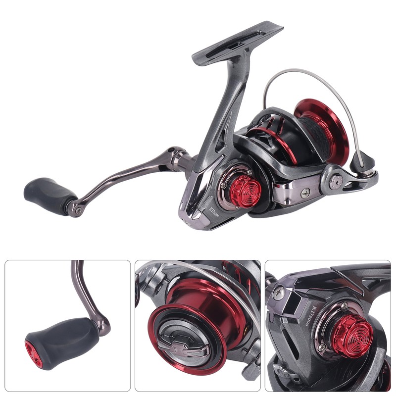 Spinning Reel Full Metal Stainless Steel Pressure Relief Button Humanized