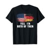 Half German Half American USA Flag Germany America T-Shirt