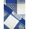 Ross Zwirn Half-Linen Tea Towel Cocktail Glasses Jacquard 50 x
