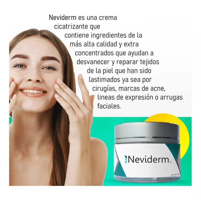Antiaging Neviderm: Crema Antiaging Borra Cicatrices Y Arrugas Facial