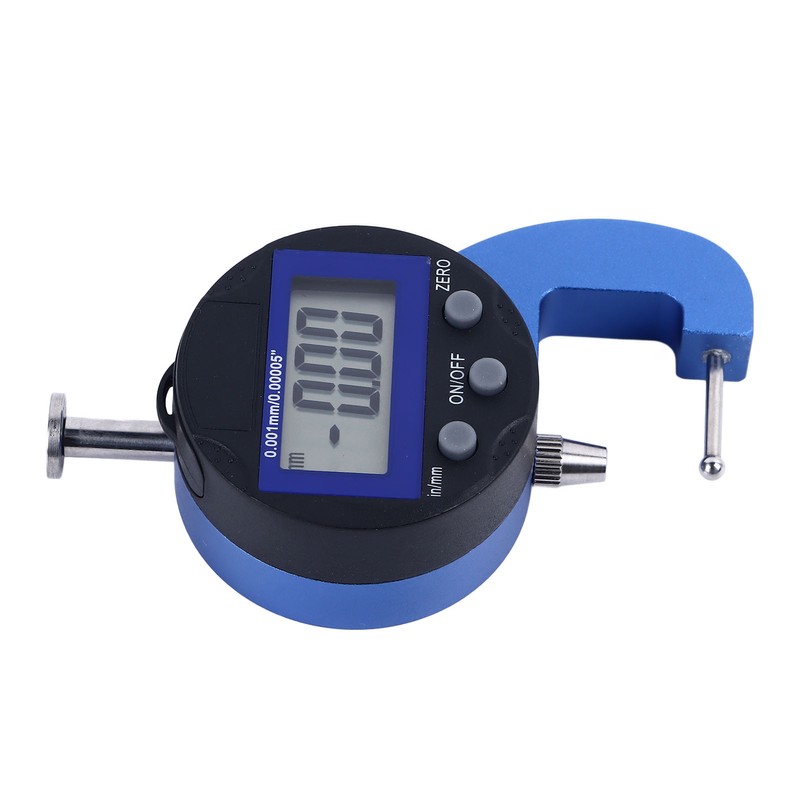 Micro Digital Thickness Gauge Accurate Dial for Pipe Wall 0.0005in