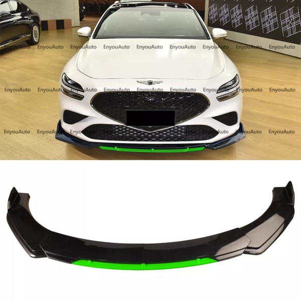Unbranded For Genesis G70 G80 G90 Front Bumper Lip Spoiler