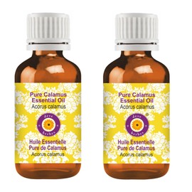 dève herbes Calamus Essential Oil (Acorus Calamus) Pure | Non-Sticky | Non-Greasy | Lightweight | Men & Women | All Skin Types | Steam Distilled 15ml (0.5 oz)