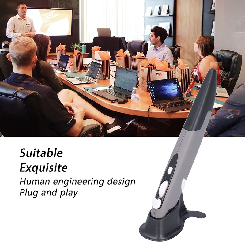 Annadue Wireless Optical Pocket Pen Mouse, Ergonomics 2.4G USB Wireless