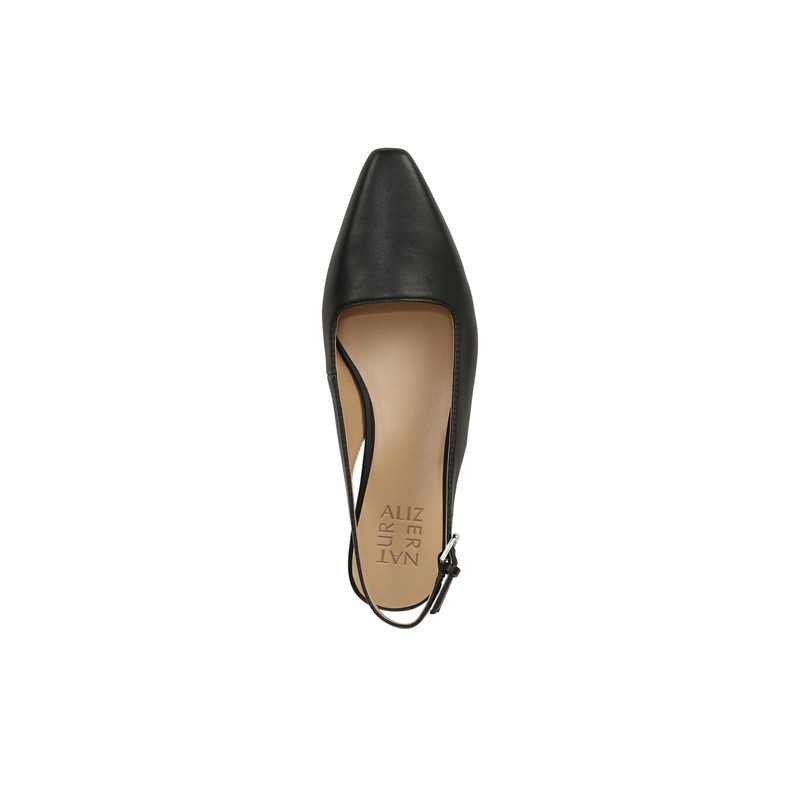 Naturalizer Naturalizer Womens Ginger Snip Toe Slingbacks Black 8.5 W