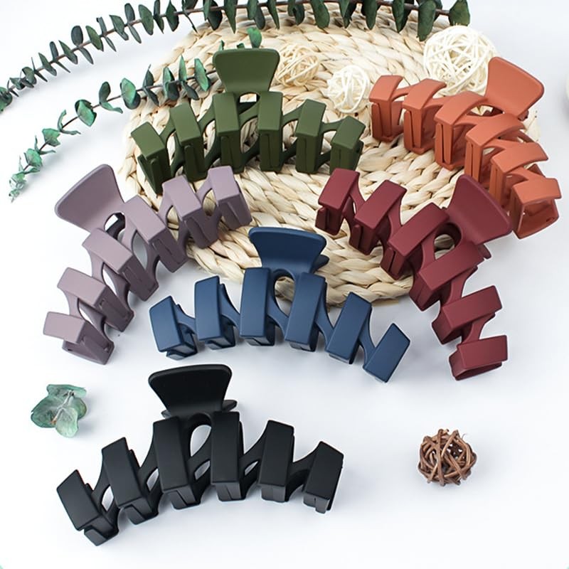 [ナカノヤ] NAKANOYA バンスクリップ 1個 プラスチック 樹脂 ヘアクロー バンス ジッケピン ヘアクリップ