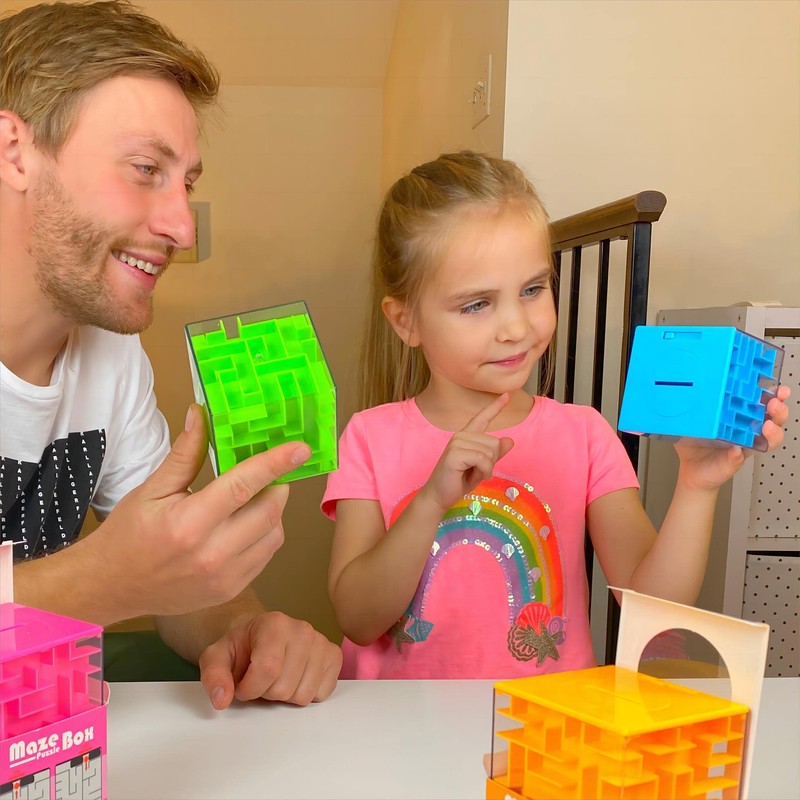 2 Pack Money Maze Puzzle Box, Perfect Money Holder Puzzle