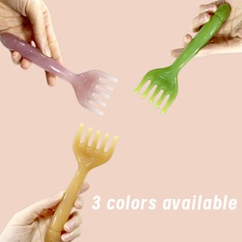 GSHOW Scalp Massager Comb for Head & Neck - Resin Scalp Massage Tool with 5 Acupressure Nodes, Portable Tangle-Free Design for Tension Relief, Travel, Office, Gifts (1PC)