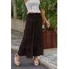 Zeagoo Women's Long Maxi Skirts Tiered High Waist Boho Elastic
