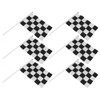 VGEBY Checker Flag Black and White Waving Flag for RC