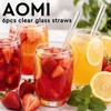 Glass Blowing Tubes, 6pcs 4inch Long Clear Borocilicate Glass Tubes