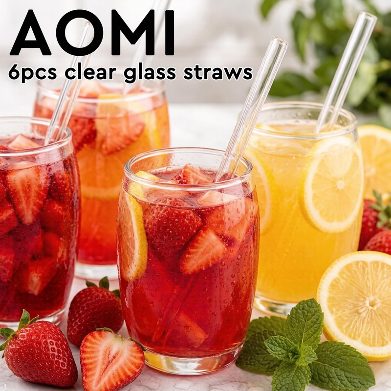 Glass Blowing Tubes, 6pcs 4inch Long Clear Borocilicate Glass Tubes