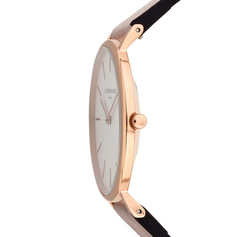 Liebeskind Berlin Ladies’ Analogue Quartz Watch 38 mm, Rosa-ip rose
