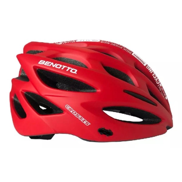 Benotto Casco Benotto Ruta Mv50 Crostis Rojo/blanco Ciclismo Color Rojo Talla G