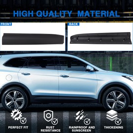 MOFANS Front Passenger Side Door Lower Trim Panel Fit for Hyundai Santa Fe XL Sport 2013 2014 2015 2016 2017 2018 2019 Door Right Lower Molding Protector Cover, for 877224Z000
