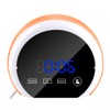 Mirror Surface Digital Alarm Clock Colorful LED Night Light with