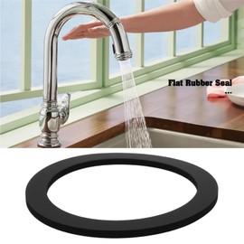 Briny River 10 Pcs EPDM Flat Rubber Seal 2 Inch O-Ring Washer Tap Plumbing and General Sealing 56 x 44 x 2 mm