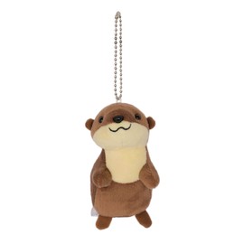 AQUA 00080075 Marine Anywhere Friends Keychain Otter Plush Toy