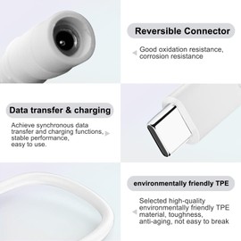 Replacement for Ring Barrel Plug to USB-C Adapter for Barrel Plug Solar Panels and USB-C Cameras For Solar Panel (1st Gen), Super Solar Panel, Stick Up Cam Pro, Spotlight Cam Plus, Spotlight Cam Pro