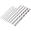 9Pcs Twist Drill Bit Extra Long High Speed Steel Drilling