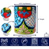 Talavera Utensil Holder - Hand Painted Ceramic Spoon Crock -
