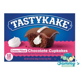 Tastykake Creme Filled Chocolate Cupcakes Box