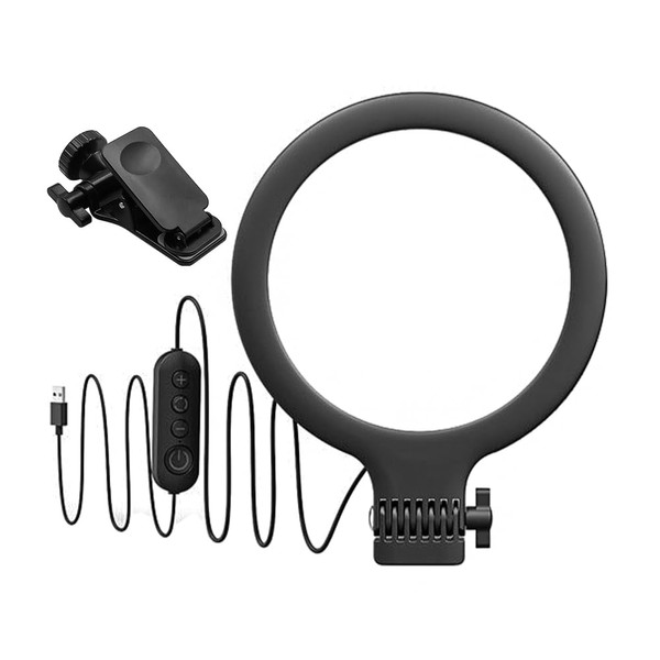 Tiardey 6 Inch Video Conference Lighting Kit Screen Camera Ring