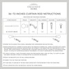 Exclusive Home Duke 1" Curtain Rod and Coordinating Finial Set,