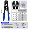 Sanuke Wire Rope Crimping Tool Kit, Professional Wire Rope Crimper