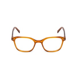 Calabria Ernest 4867 Cat-Eye Reading Glasses +0.50 Demi-Tortoise Havana Blonde/Silver Accent Men Women