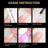 BORN PRETTY Nail Tips, 288 pcs, Ultra Thin, Clear, Sanding,