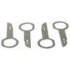 vhbw 4 x Radio Release Lever Compatible with Volkswagen Fox,
